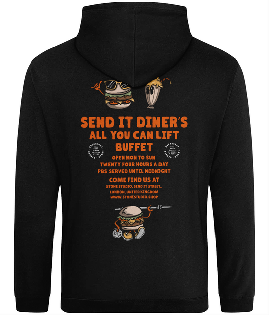 Send it diner hoodie