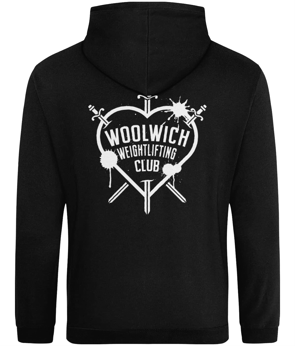 Woolwich Weightlifting Splatter Hoodie