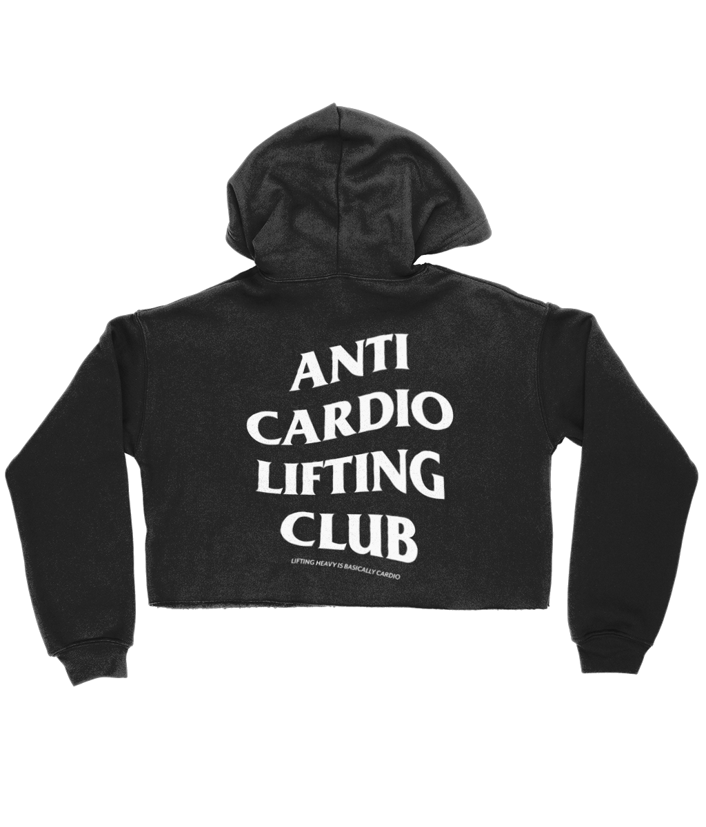 Anti Cardio Lifting Club Cropped Hoodie