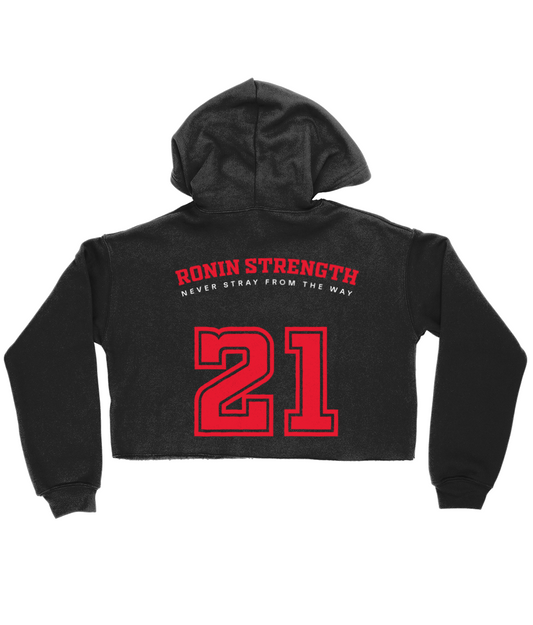 The 21st Law Cropped Hoodie