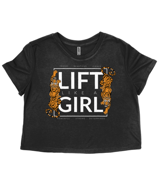 Lift Like a Girl crop top