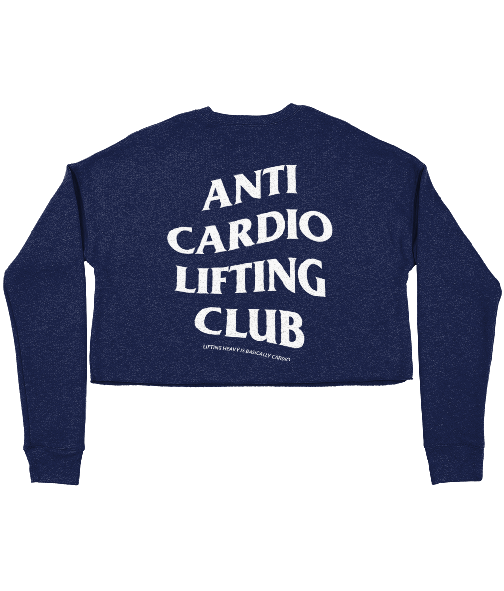Anti Cardio Lifting Club cropped jumper